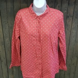 Lauren Conrad Long Sleeve Collared Dress Shirt